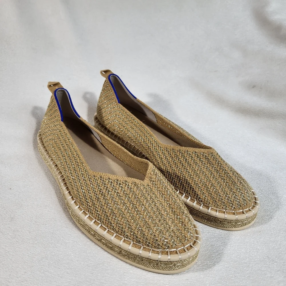 Rothy's Tan Espadrilles Slip-On Comfort Women’s Size 10.5
